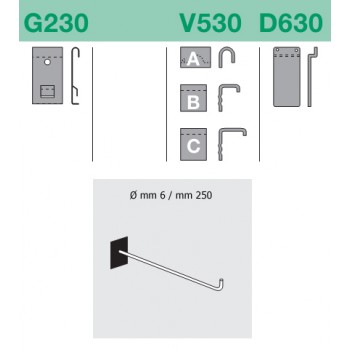 Suport liniar G230-V530-D630-2
